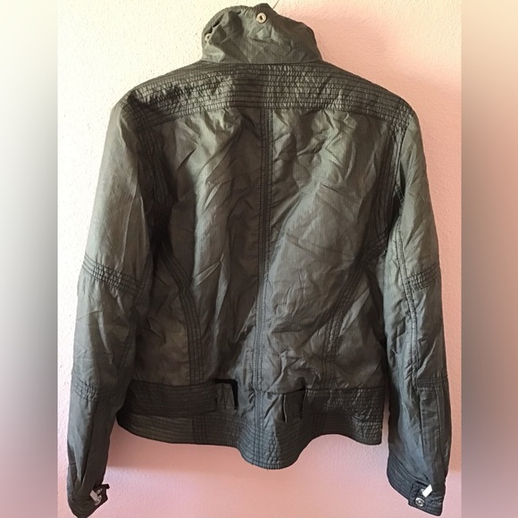 High Society gray Jacket  with zippered pockets size medium - Picture 6 of 8